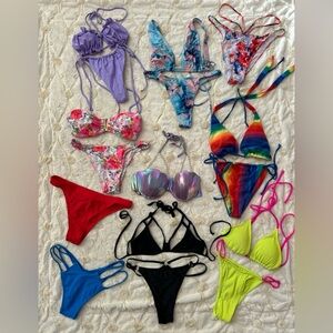 🚨 NEW Women’s 2-piece Colorful Bikini Set/Lot Collection, ABSOLUTELY ADORABLE 🥰